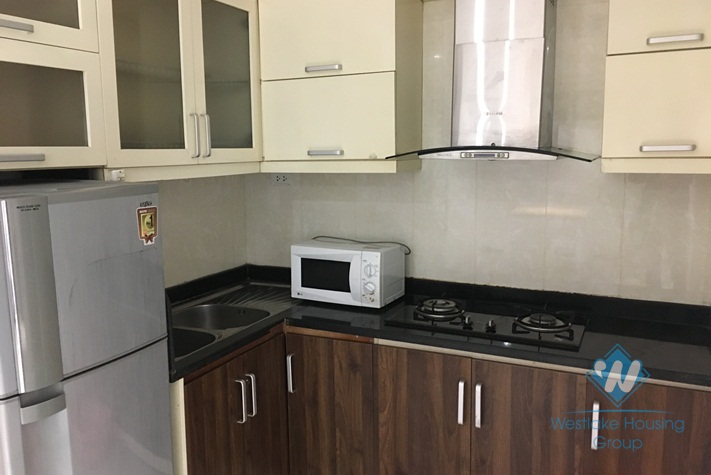 Two bedrooms apartment for rent in Tran Phu street, Ba Dinh district, Ha Noi